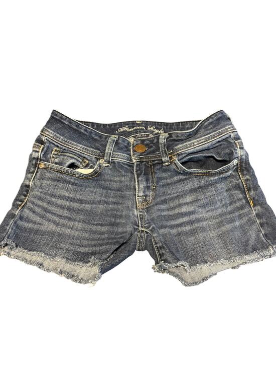 American Eagle Pants - American Eagle Original Boot Stretch Denim Cutoff Shorts Womens Size 0